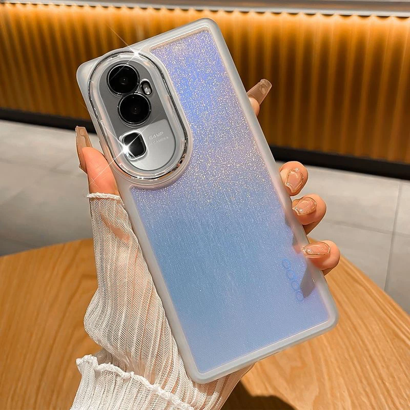 适用OPPOreno10手机壳reno10pro新款女pro+透明简约全包保护套ins