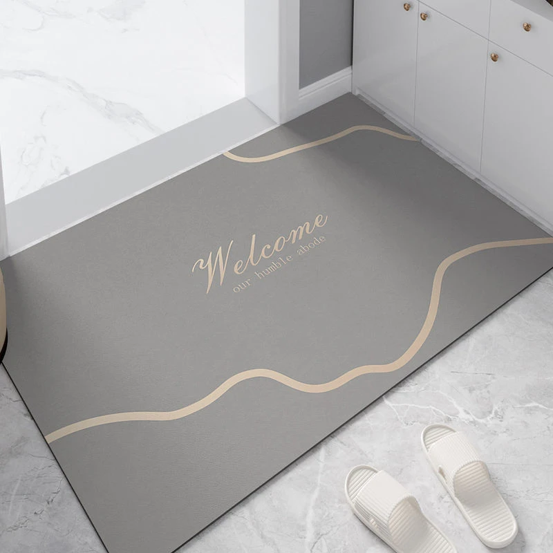 软硅藻泥地垫入户门垫吸水防滑脚垫家用可裁剪厨房卫生间进门地毯
