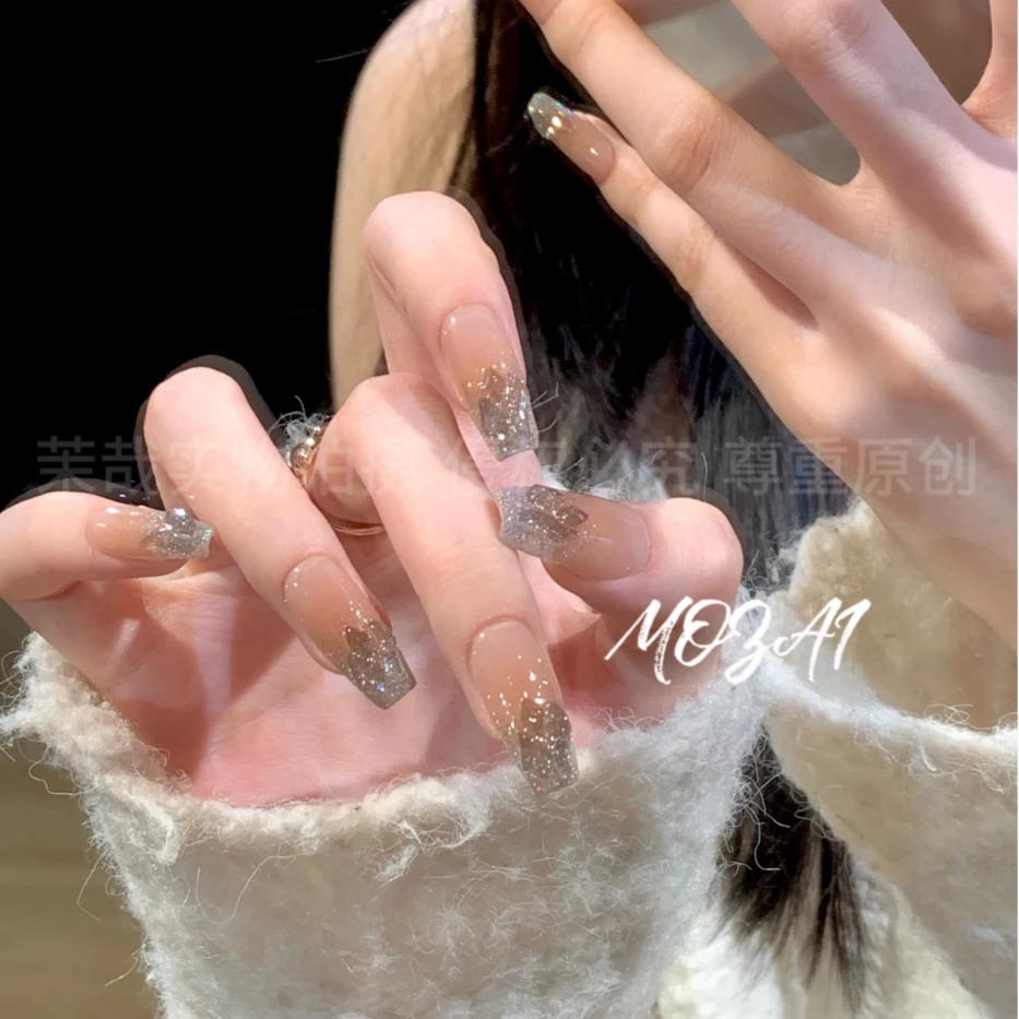 KK【乌雨烟梅】茉哉纯手工定制美甲可拆卸穿戴甲A1311/A1310/A1312