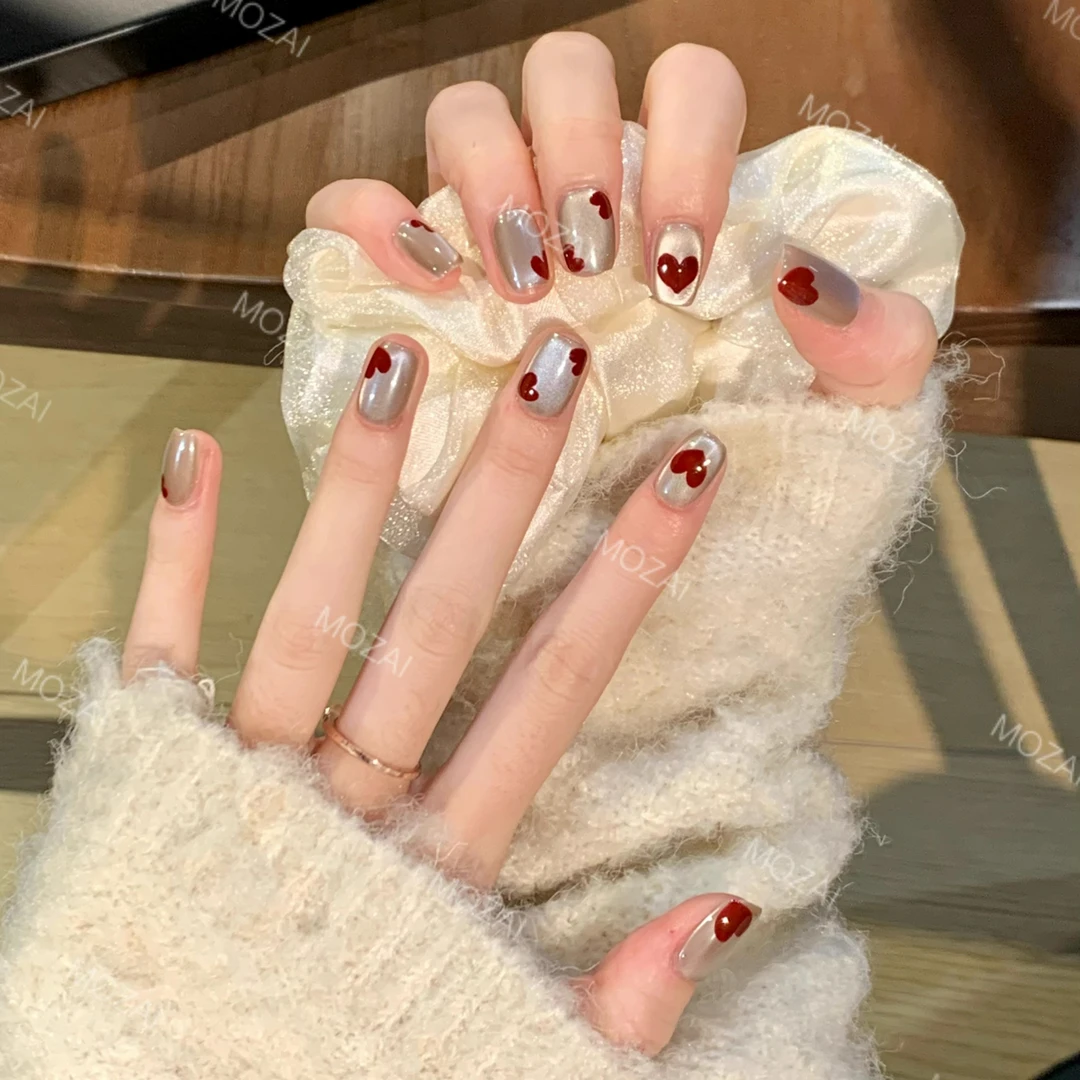 【丘比特】茉哉纯手工定制美甲可拆卸穿戴甲A1743/A1744