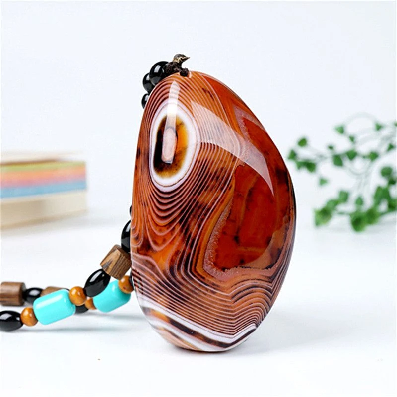 天然玛瑙原石手把件男士缠丝玛瑙把玩件鹅卵石雨花石原石手把件