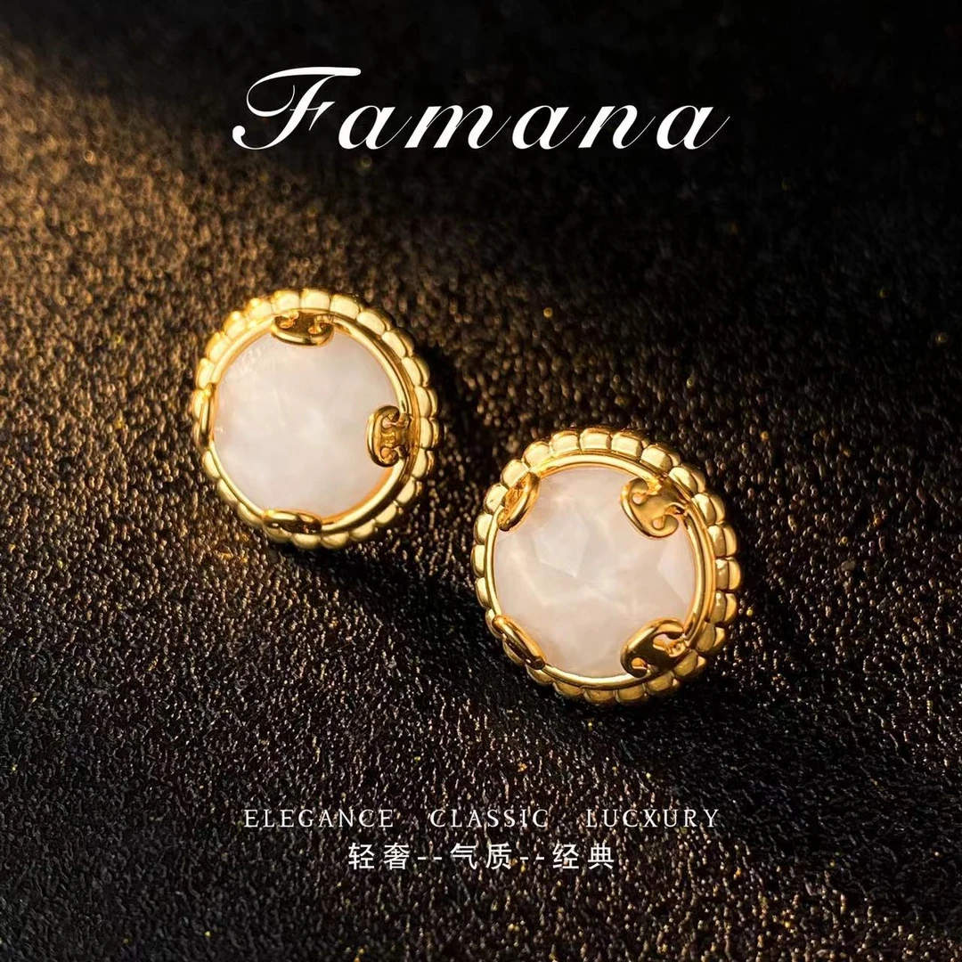 【925银针】 丹纳斯 皇后典藏系列耳钉 MH0451