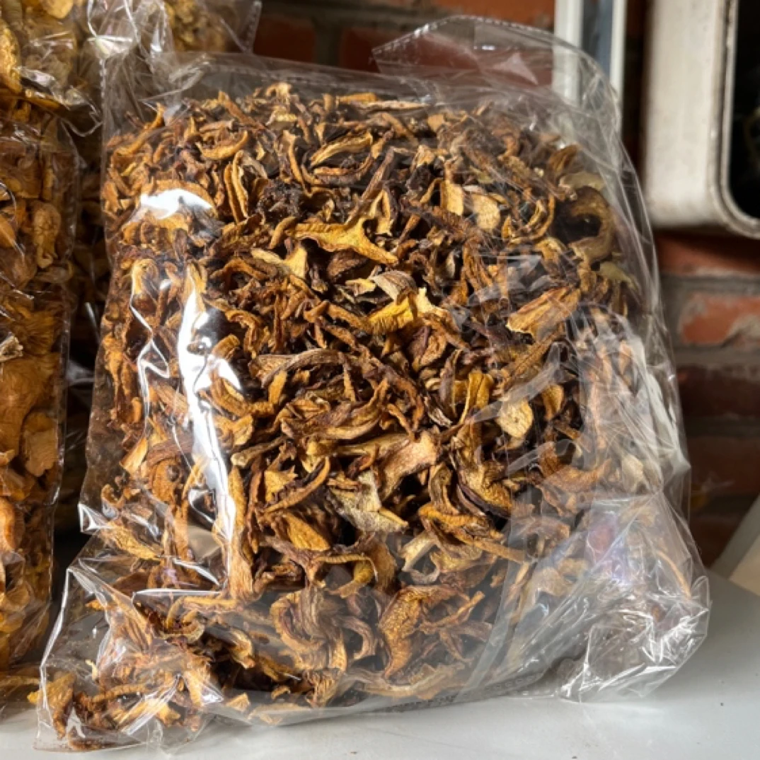 东北黑龙江省松树下黄粘团子蘑菇250克/500克一份