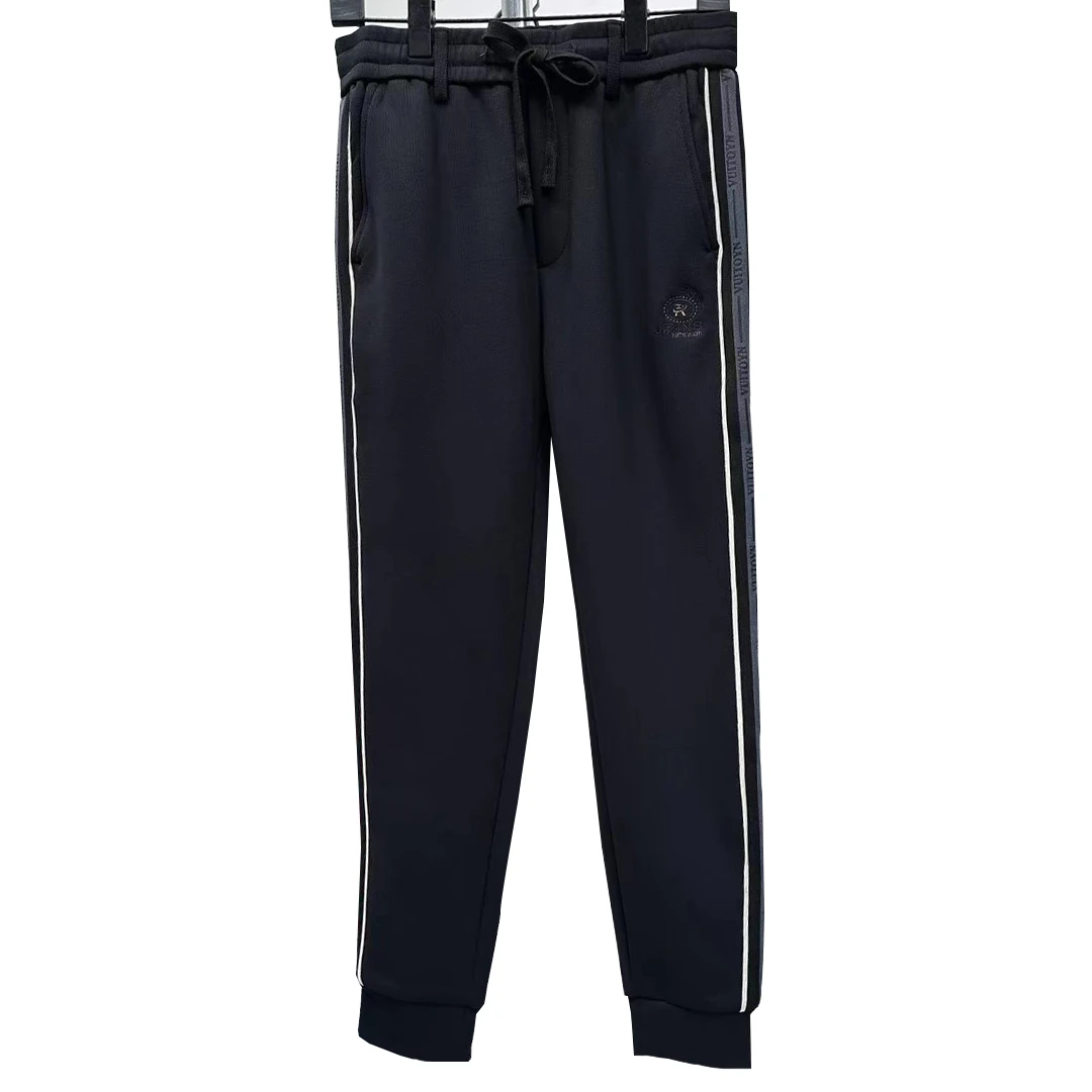 3331#【春季新款】男士春秋季高端潮牌两侧条纹休闲百搭束脚长裤