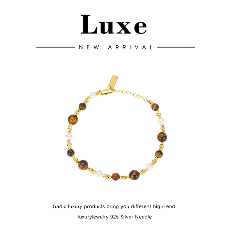 合金合成锆石手链 【琴愿为你】大气轻奢经典手链YL210069