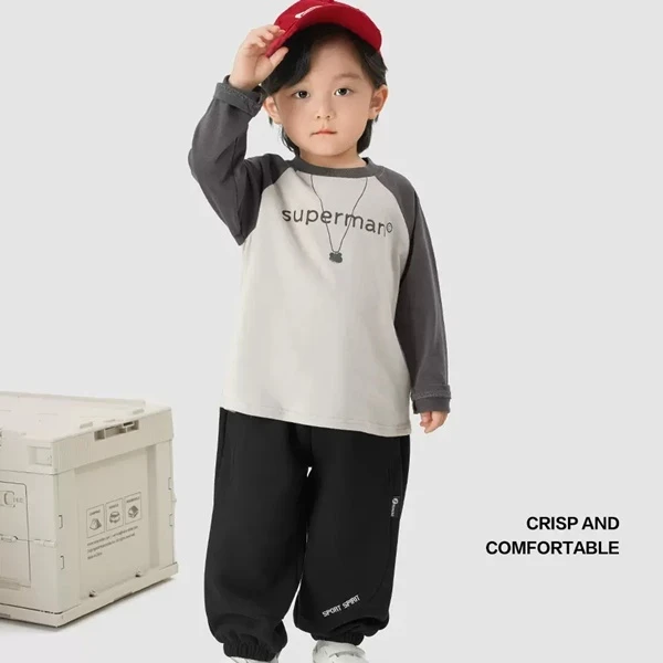 2024新款X4611男童运动长裤秋装春秋新款婴儿童装宝宝小童洋气