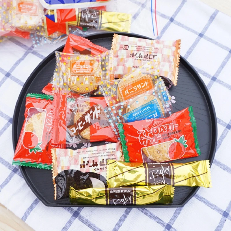 日本进口松永多味什锦夹心饼干多味混合装休闲独立小包装250g正品