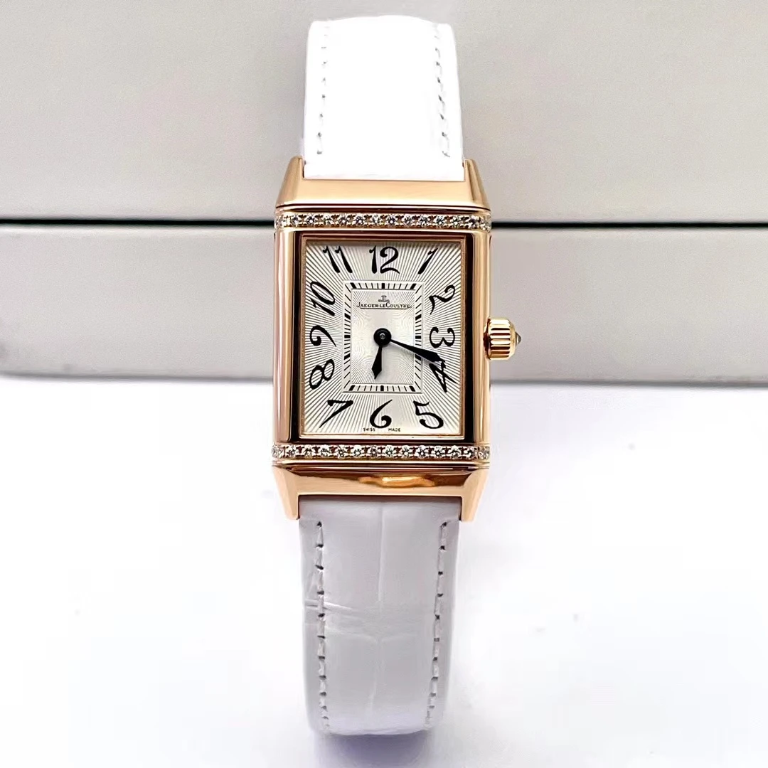 95新 Jaeger-LeCoultre/积家 翻转系列/18k金/机械/原钻/38.5x23