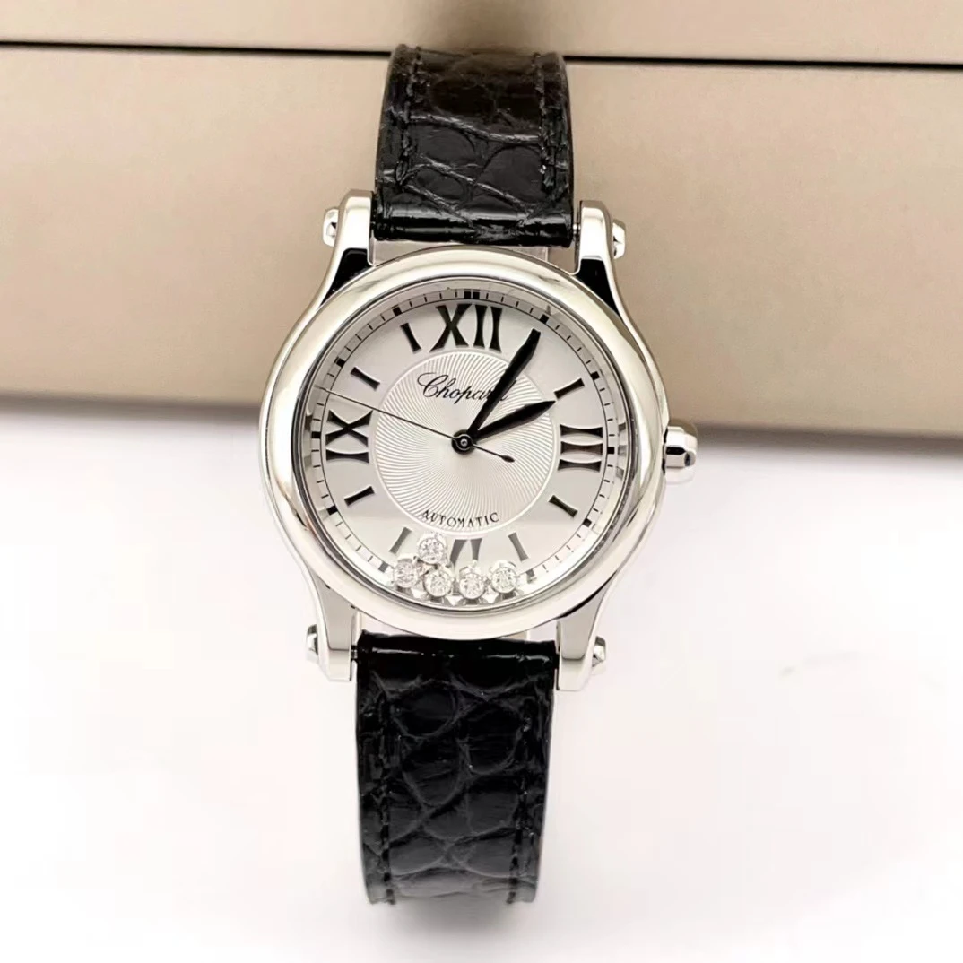 95新 Chopard/萧邦 快乐钻系列/自动机械/30mm/女士腕表