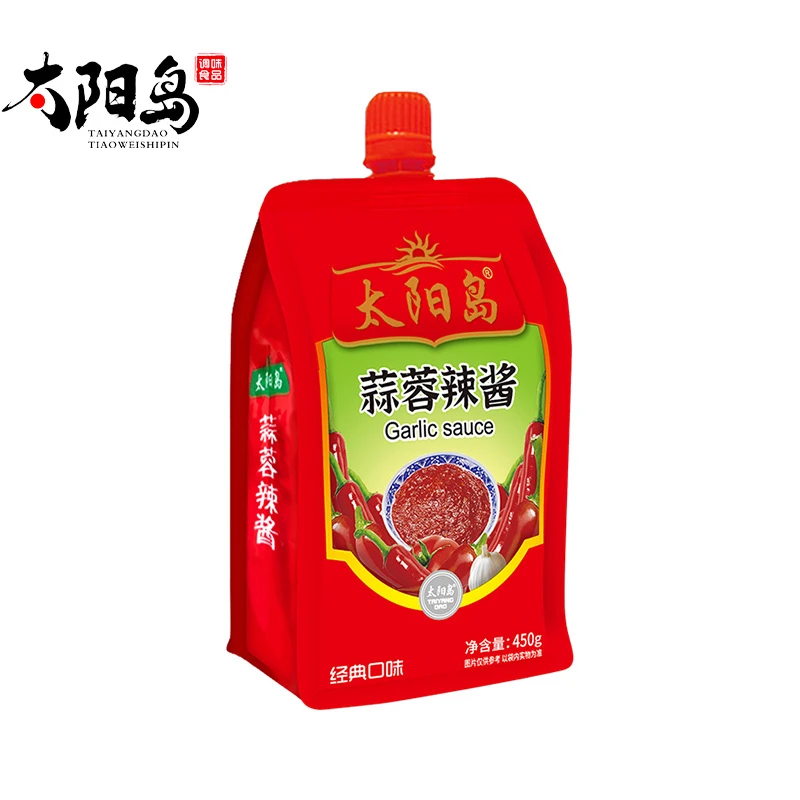 太阳岛蒜蓉辣酱450g腌制经典食用调味品浓郁