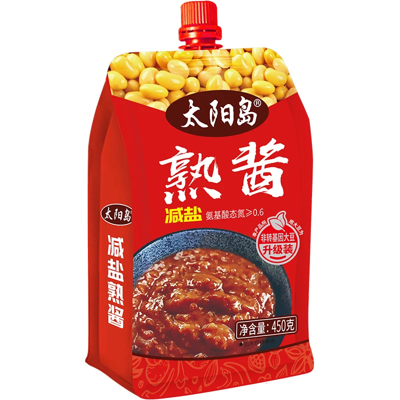 【主播推荐】减盐熟酱450g东北大酱开袋即食酱香浓郁炒菜拌面蘸酱菜
