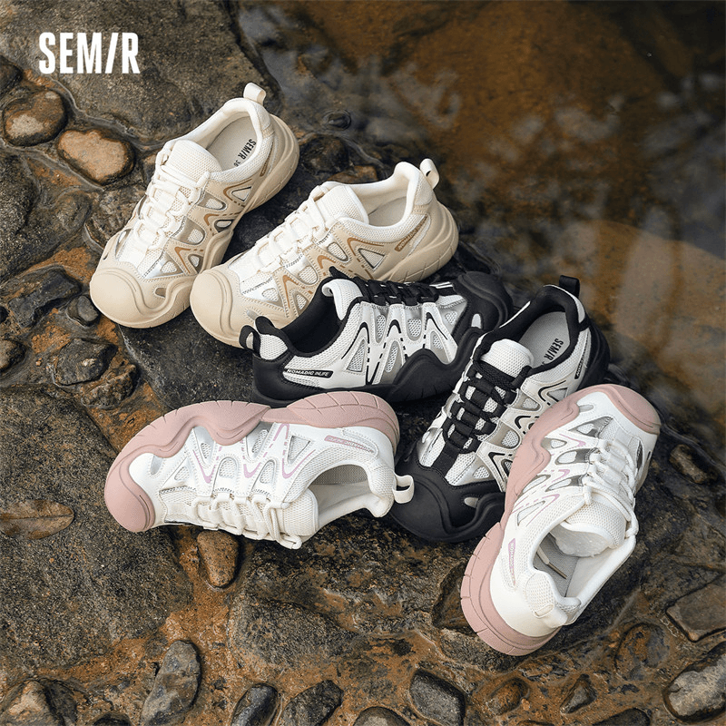 SEMIR【丑萌】户外登山运动鞋丑萌白鹿同款网面透气时尚百搭街拍