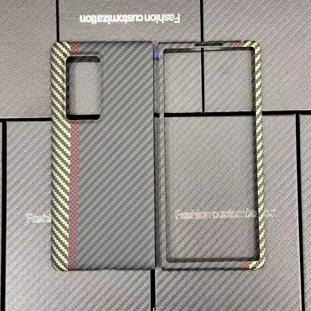 华为Mate X2凯夫拉芳纶纤维散热超薄裸机手感手机壳。