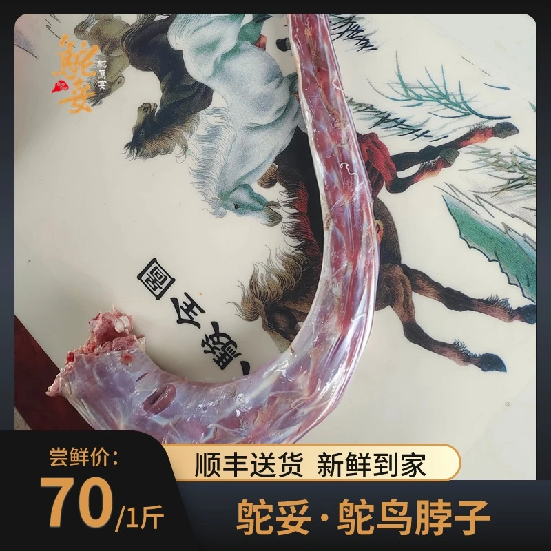 【鸵鸟脖子】营养新鲜生态冷冻食用发货丰富养殖健康