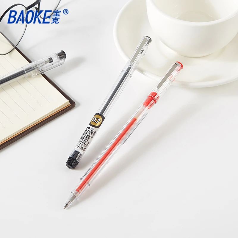 【宠粉】宝克中性签字碳素笔0.7学生专用1.0办公签字笔速干笔PC3368