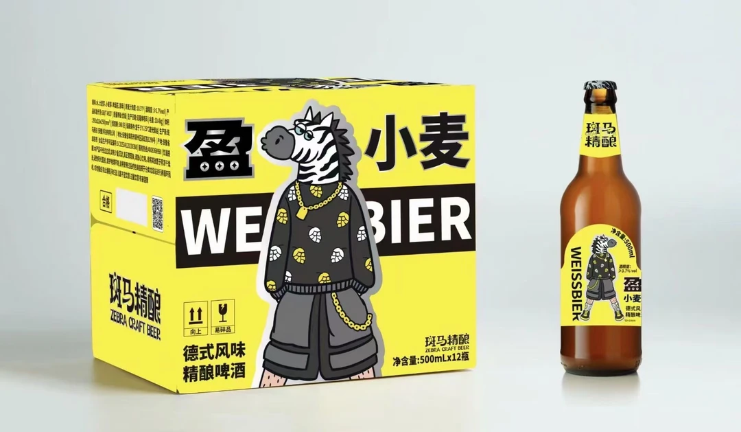 斑马精酿 盈小麦500ml*12瓶