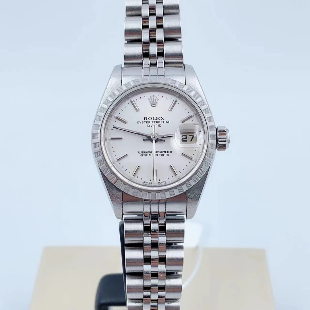 99新 Rolex/劳力士 日志 79240 表径26mm 银盘条形刻度 单表