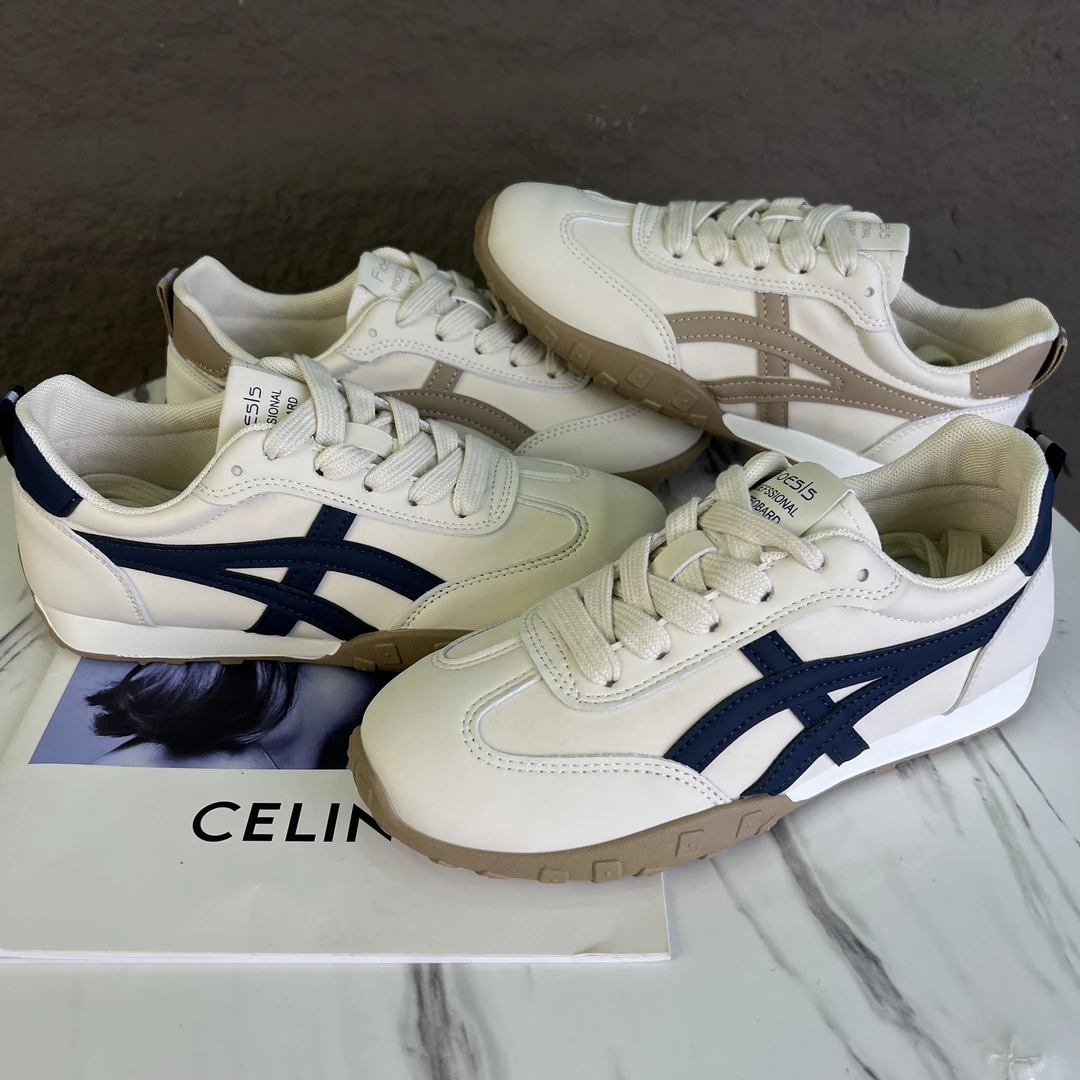 德训鞋2024年夏季透气轻便运动百搭平底软底时尚休闲跑步练车女鞋