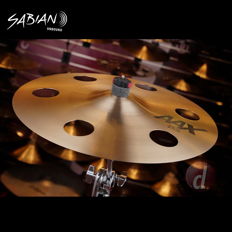 SABIAN沙滨AAX吊镲洞洞镲片16英寸O-ZONE CRASH吊镲片21600X