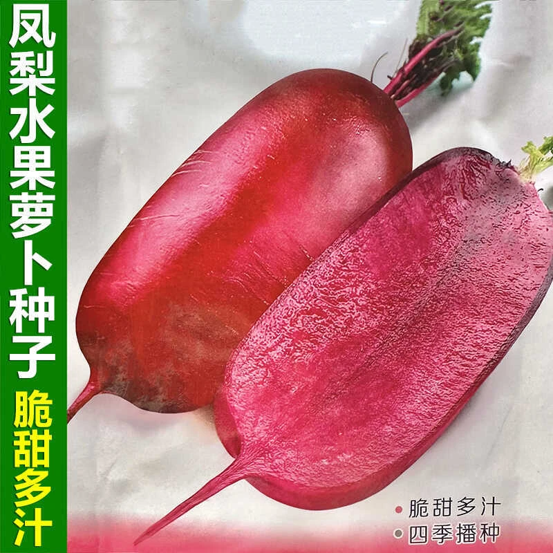 凤梨水果萝卜生吃甜脆凤梨满堂红心里美春秋夏季四季水果甜瓜