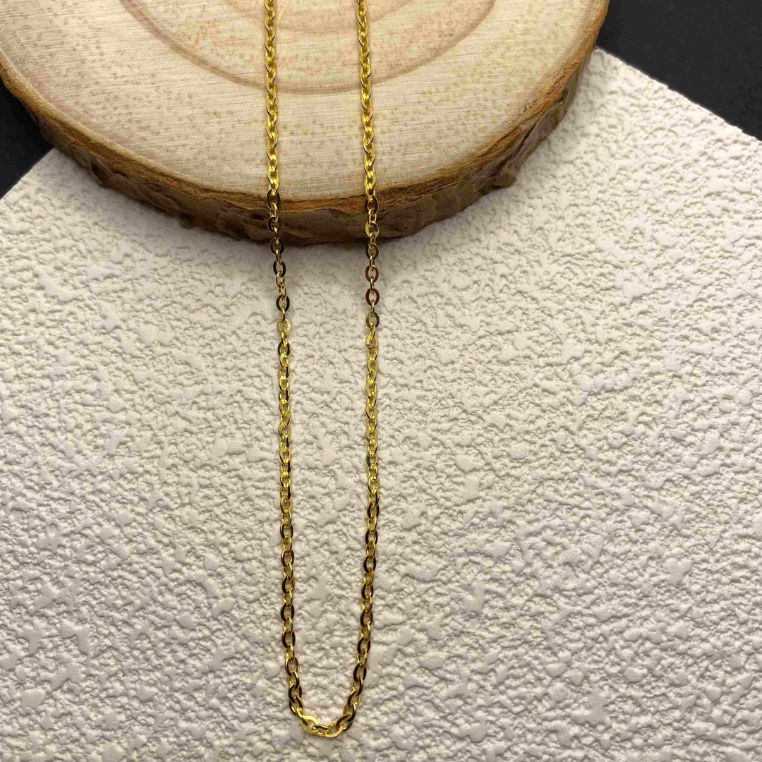 【金喜圆】足金999 时尚爆闪O字项链/ 带证书钢印