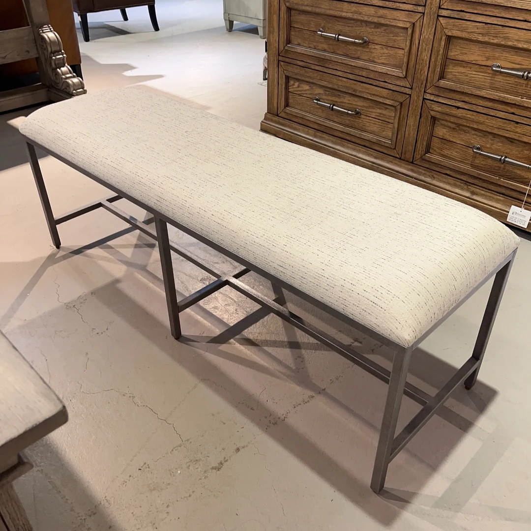 CS KLSN美式经典简约家用长条床尾凳-742-823-尺寸：1321*406*457