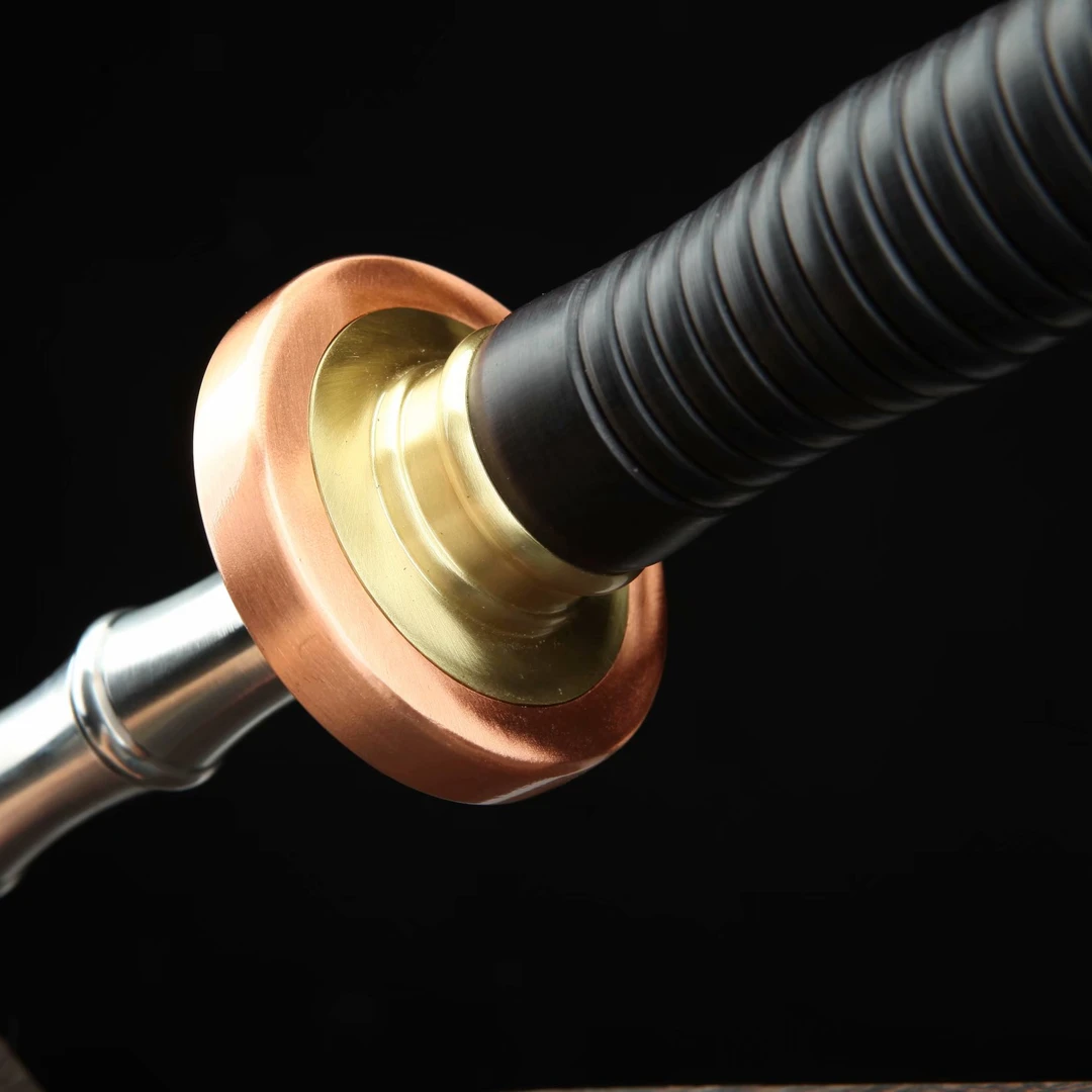 【151】兴国鞭铜柄不锈钢收藏送礼冷冰器未开刃