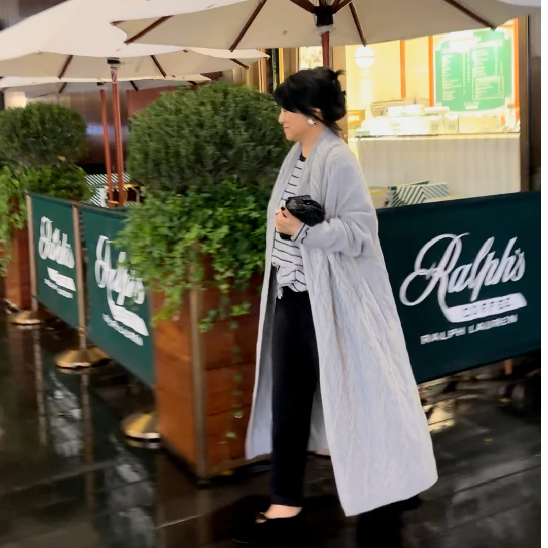 Fen姐|【巴黎旧梦】重磅羊绒绞花时髦翻领气质百搭长袖大衣240191