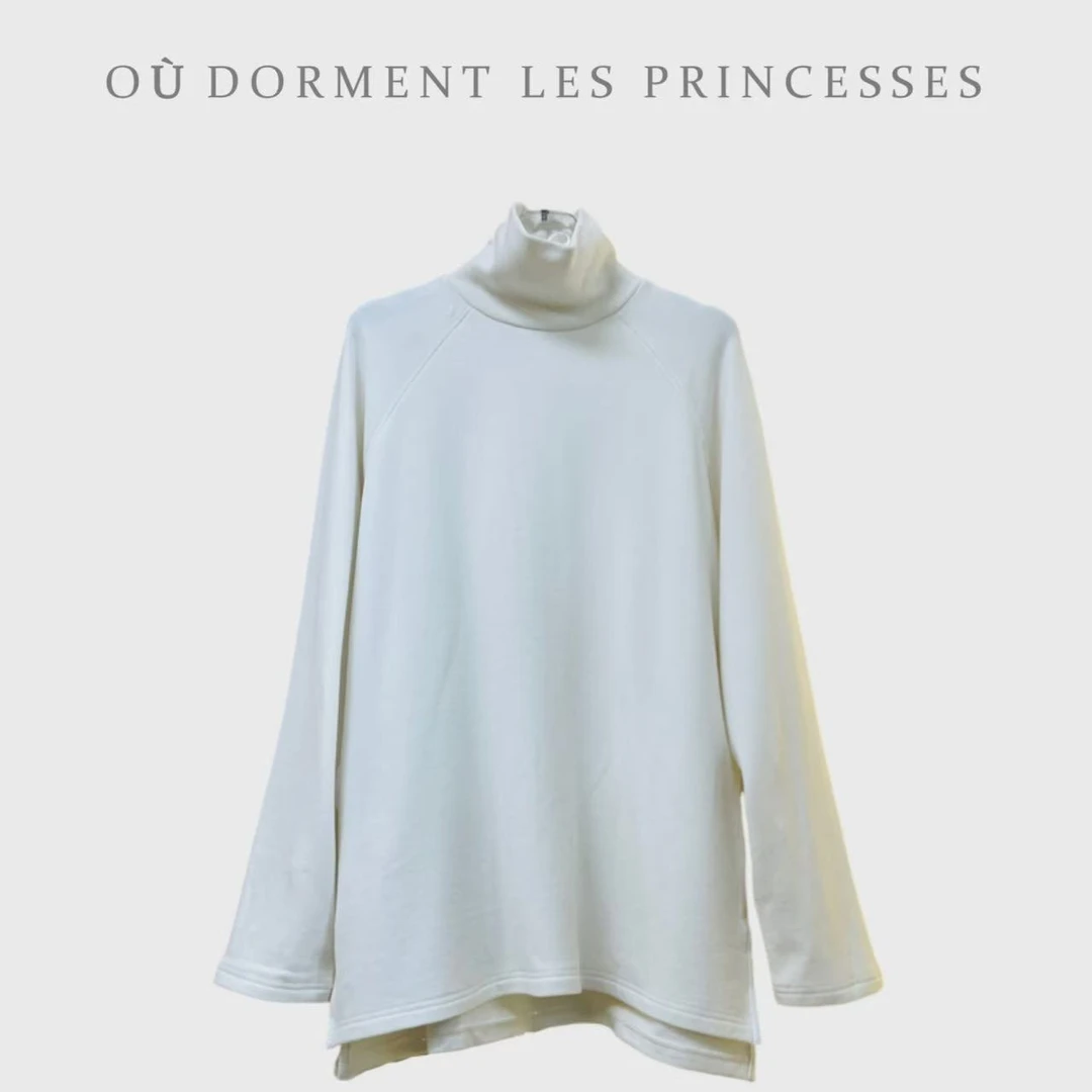 Fen姐|【简约时代】重磅定制拜耳德绒高领插肩袖时尚宽松上衣54523