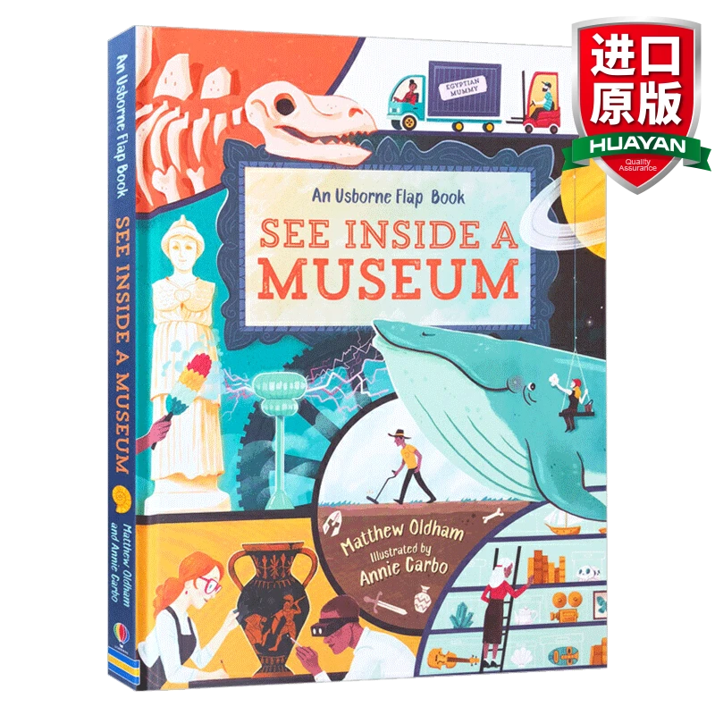 Usborne See Inside A Museum尤斯伯恩看里面系列博物馆英文版