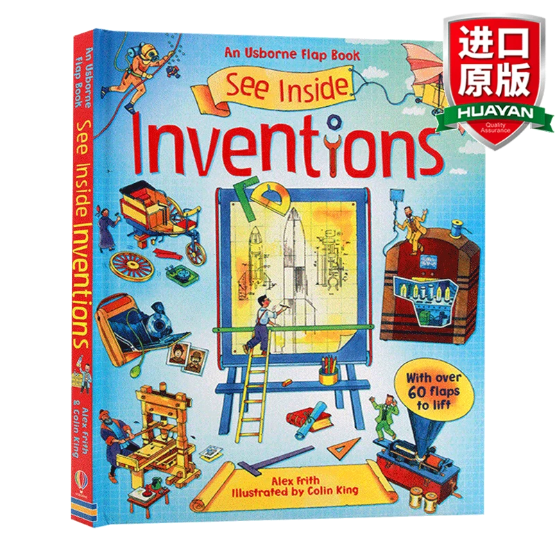 英文原版 发明 Usborne See Inside Inventions 尤斯伯恩看里面