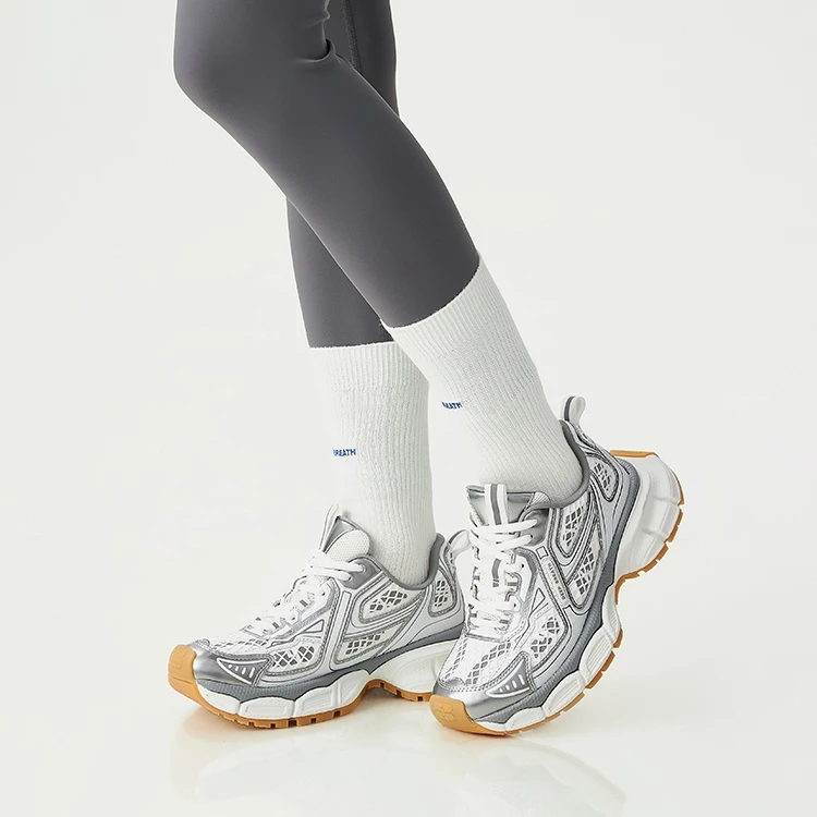 新款老爹鞋厚底增高运动网面绑带休闲鞋AX12255