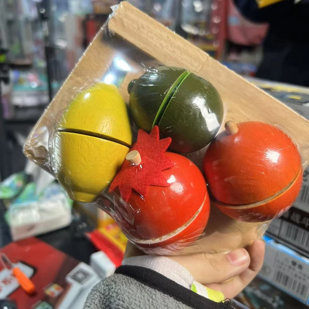 木玩世家水果切切看木制玩具