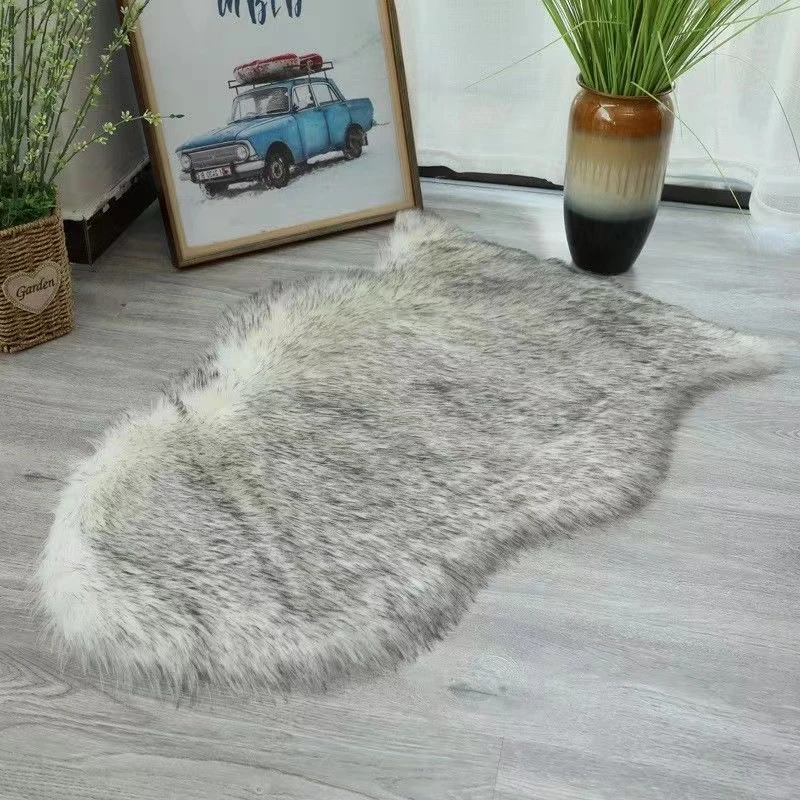 长毛绒地毯地垫茶几卧室床边毯网红沙发家用简约加厚圆形大面积