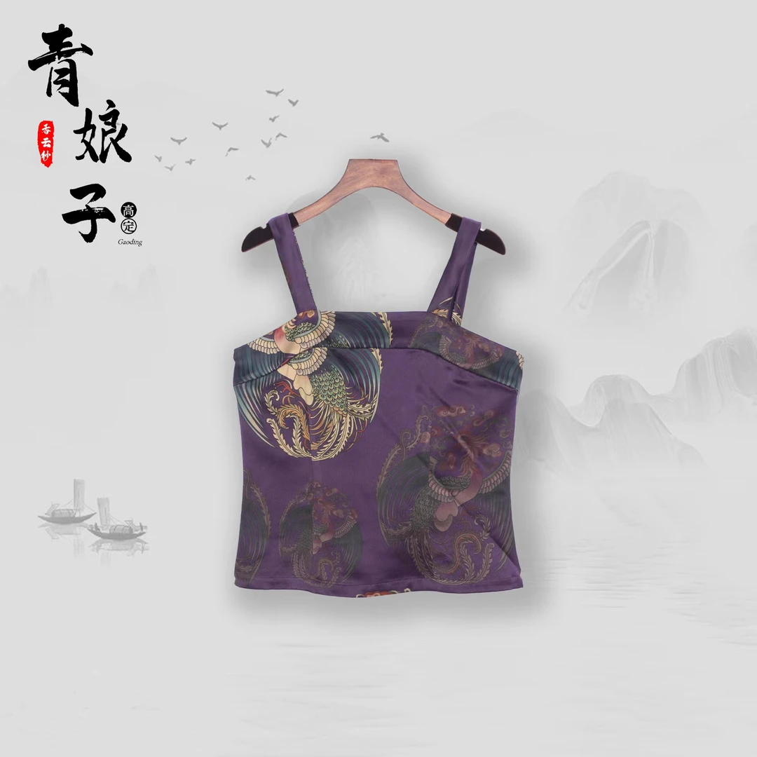 莉莉风-香云纱时尚吊带230010背心