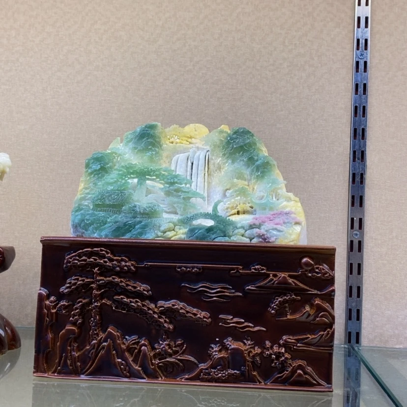 【闪购商品】蛇纹石玉摆件未镶嵌