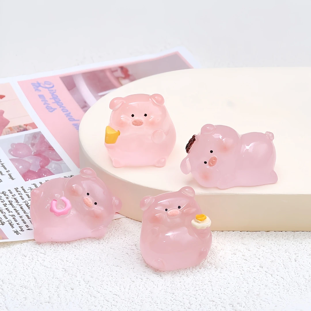 立体可爱粉猪猪摆件 许愿➕九宫格玩法