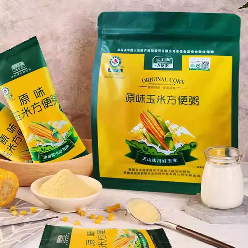 【新疆直发】三工滩玉米方便粥300g/袋（30g*10袋）营养懒人早餐便捷