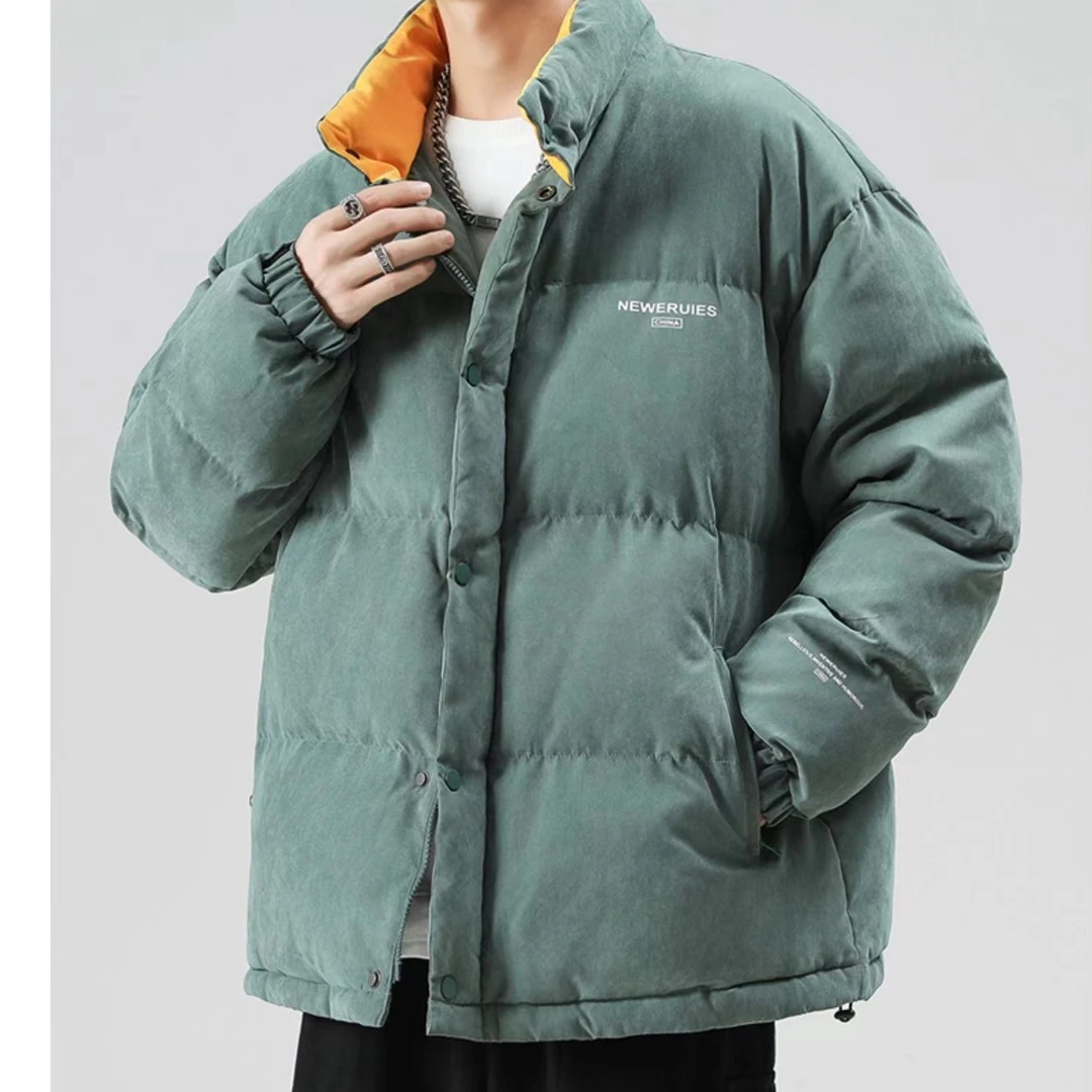 面包服男女通款立领青年宽松款大版超保暖立领情侣时尚加厚秋冬款