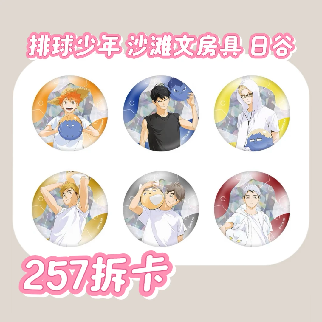 【257拆卡】排球少年沙排文房具 日谷