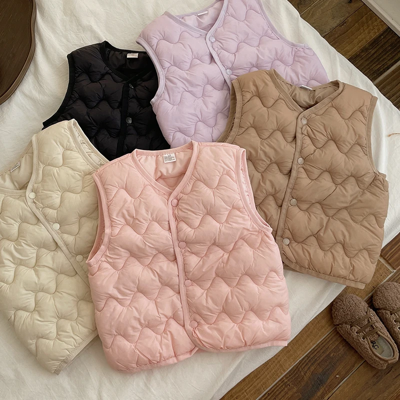 宝宝棉马甲儿童秋冬新款男女童保暖背心婴幼儿坎肩外穿内搭潮