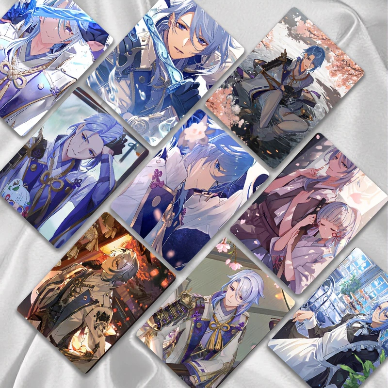 神里绫人镭射小卡原神社奉行家主二次元周边高清精美创意lomo闪卡