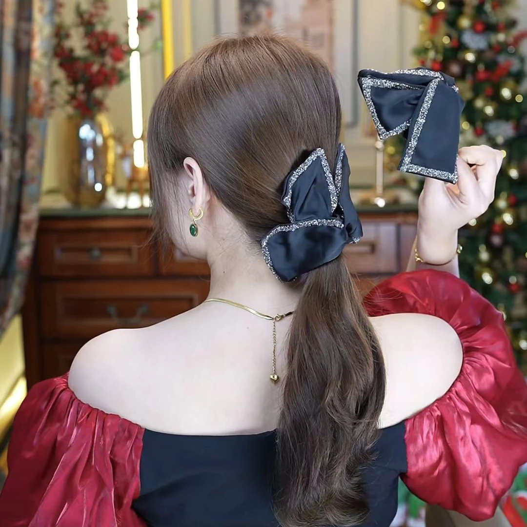 【伊伊专属】法式赫本风大号抓夹鲨鱼后脑勺2025款夏季发夹ins风