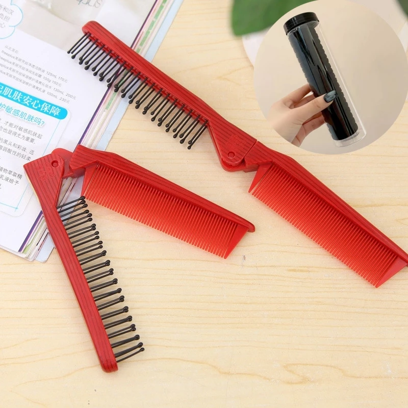 宠粉福利【2把】美发可折叠梳子+高弹力头绳1桶