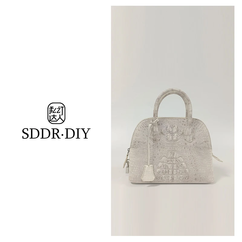 AI.BAGBURRY2025女士真皮百搭鳄鱼皮斜挎包