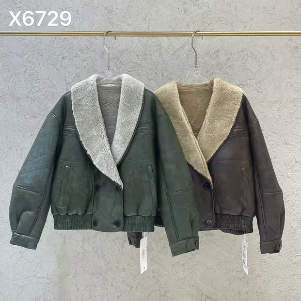 6729冬款小众设计美式复古百搭甜酷外套女He