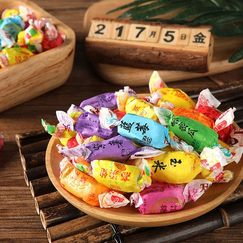 山东特产高粱饴Q弹拉丝软糖喜糖老式多口味水果糖麦芽糖网红零食R