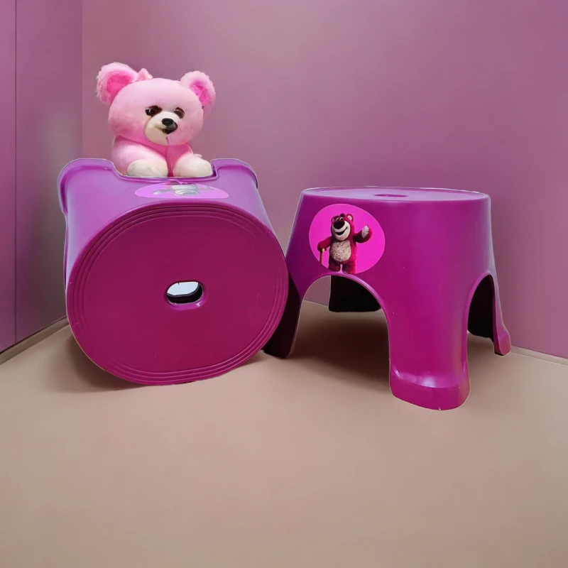 宽20.5高19cm卡通熊小板凳脚凳浴凳跑道凳子儿童凳子l