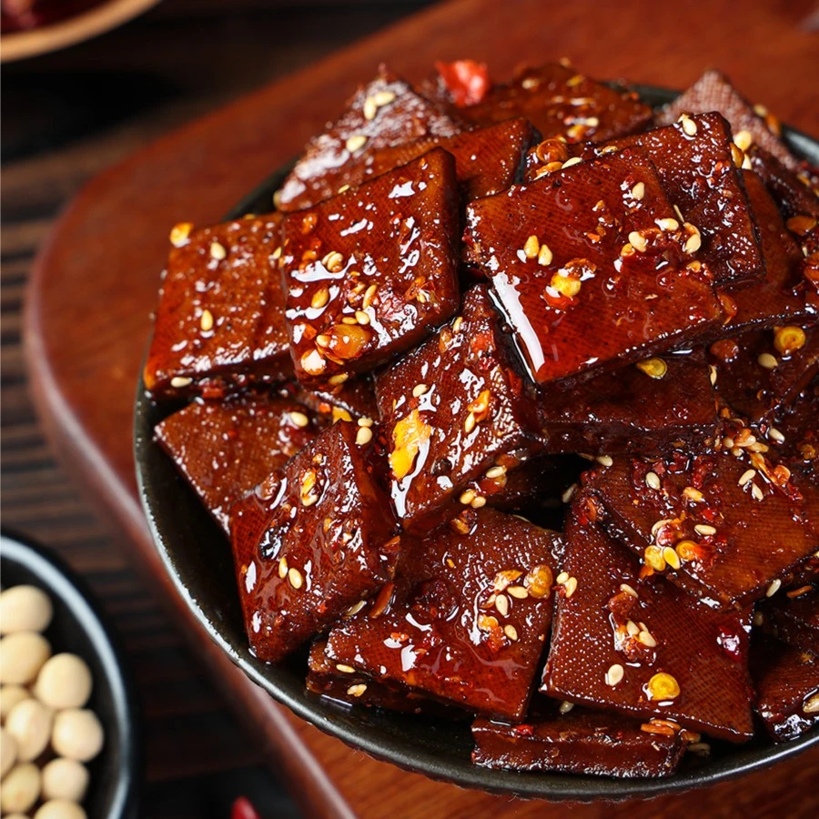 【粉丝福利】平江豆干思念家乡大山零食香辣味解馋鹏辰羽平江酱干