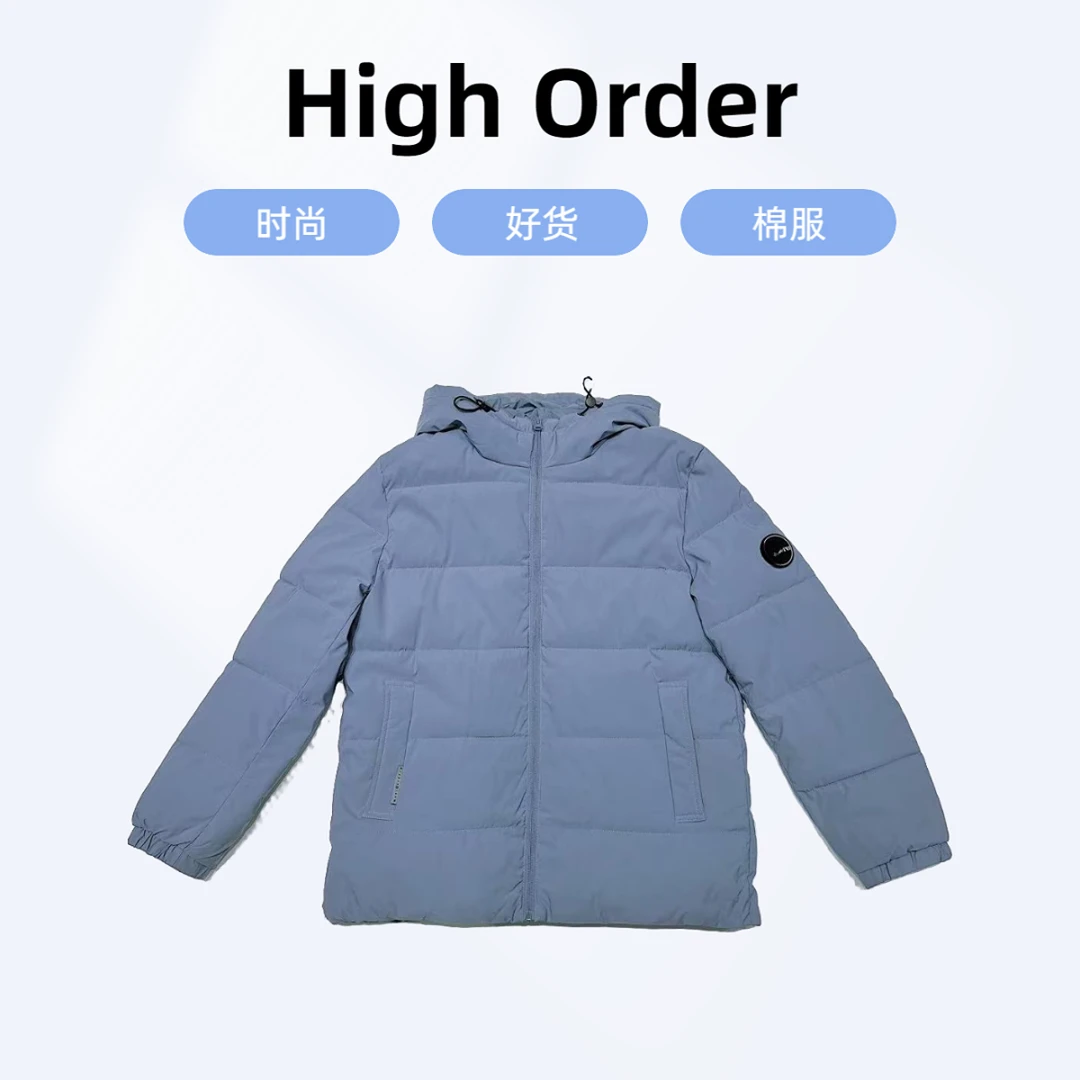 【鱼家】NN531男士新款连帽棉服冬季防寒运动时尚休闲防风保暖
